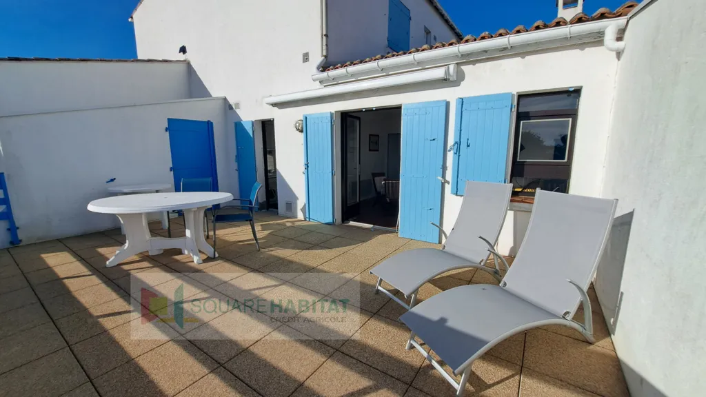 Terraza - 3-Bed Apartment with Sea View in Saint Palais-sur-Mer