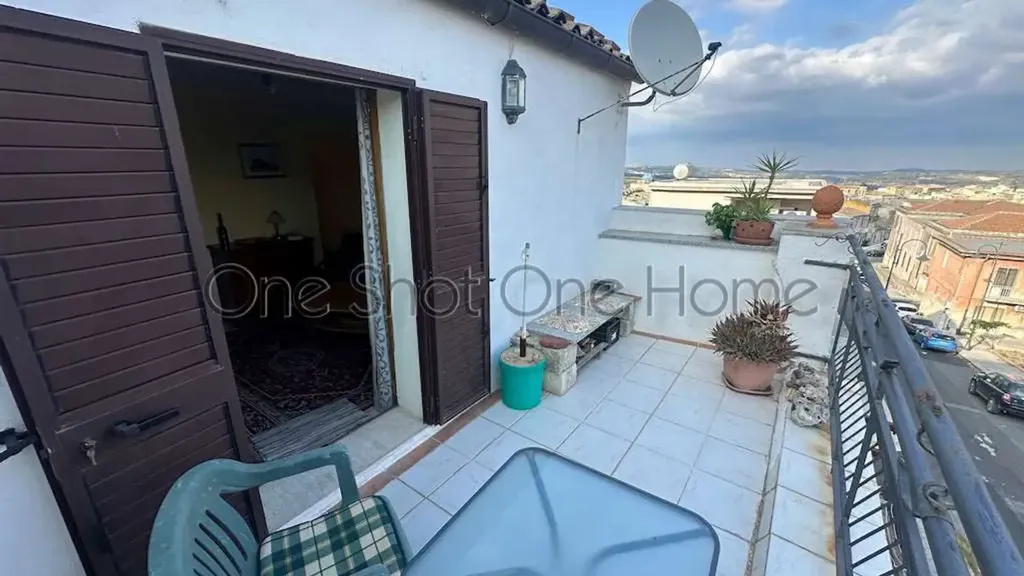 Balcon - Mansard Apartment with Panoramic View in Palazzolo Acreide
