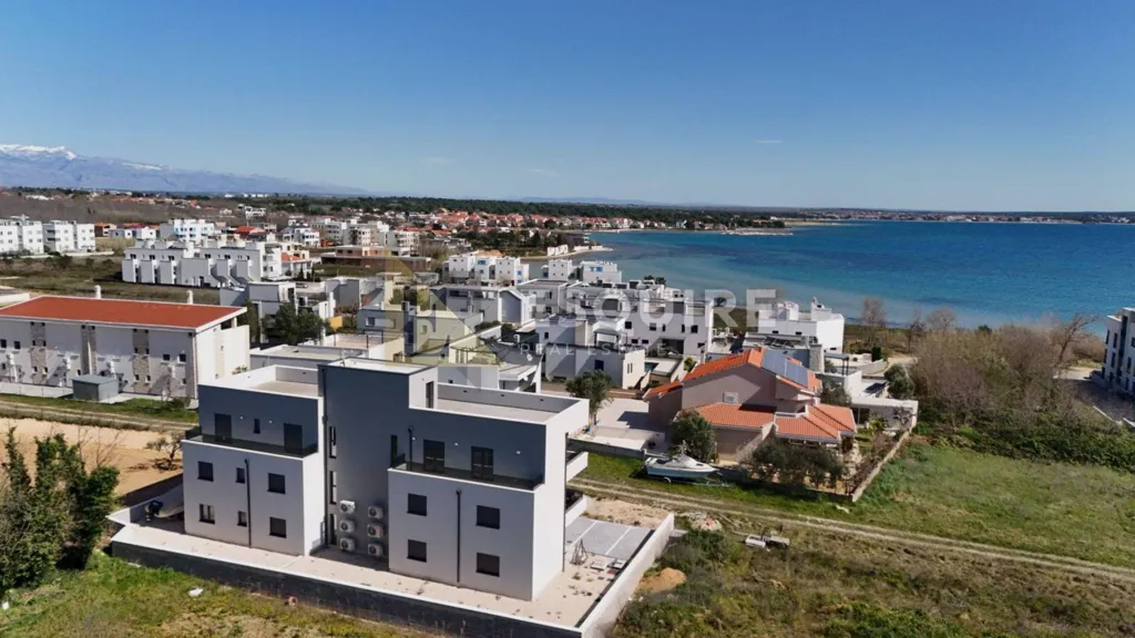 Vue aérienne - Penthouse with Sea View in Privlaka