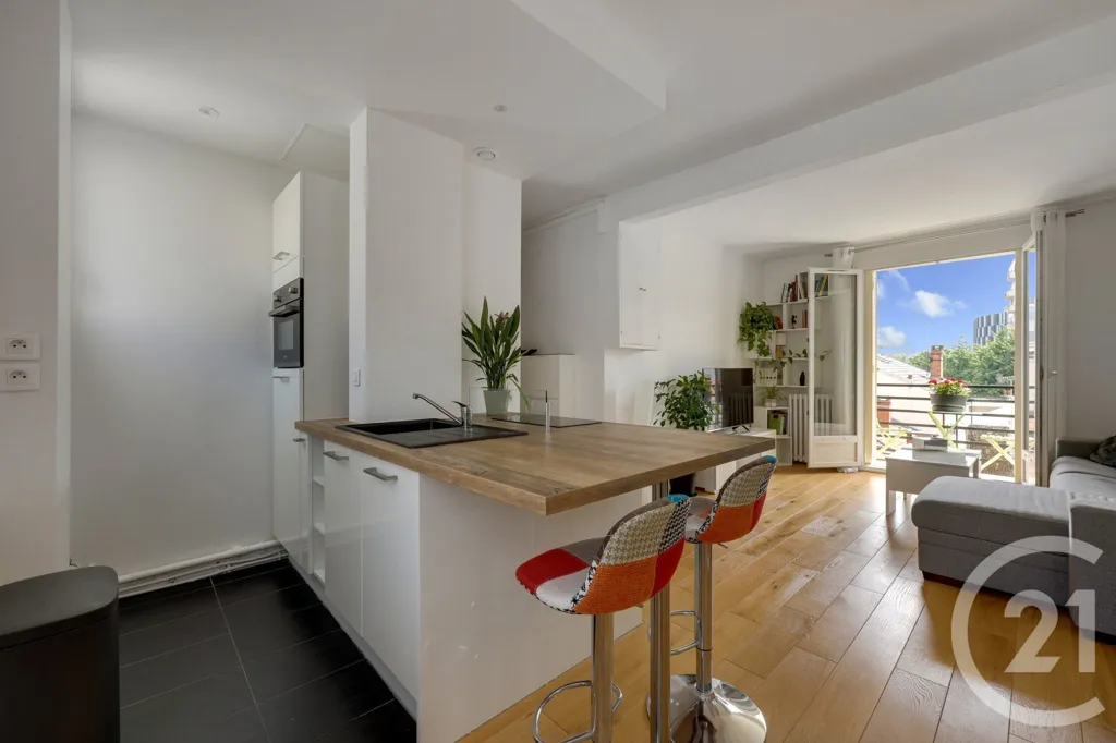 Köök - Studio with Balcony in Bagneux