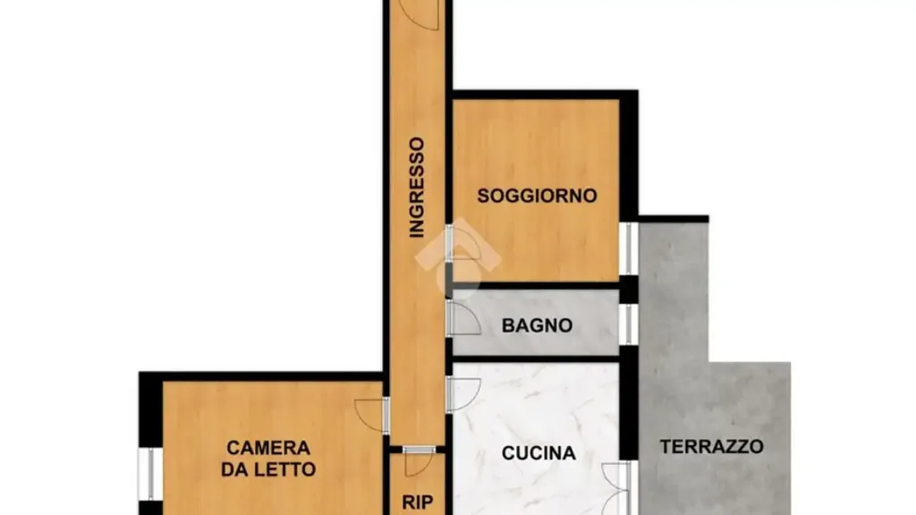 Plan - Apartment with Terrace in Cairo Montenotte