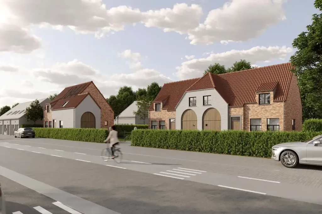 Nouvelle Construction de Maisons Contemporaines à Maldegem