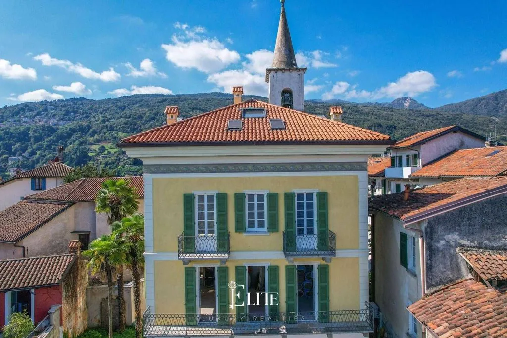 Vue aérienne - Luxury Villa with Lake View in Stresa