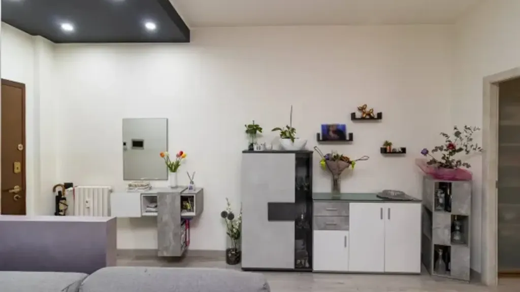 Séjour - Rusticated Apartment with Balcony in Monza