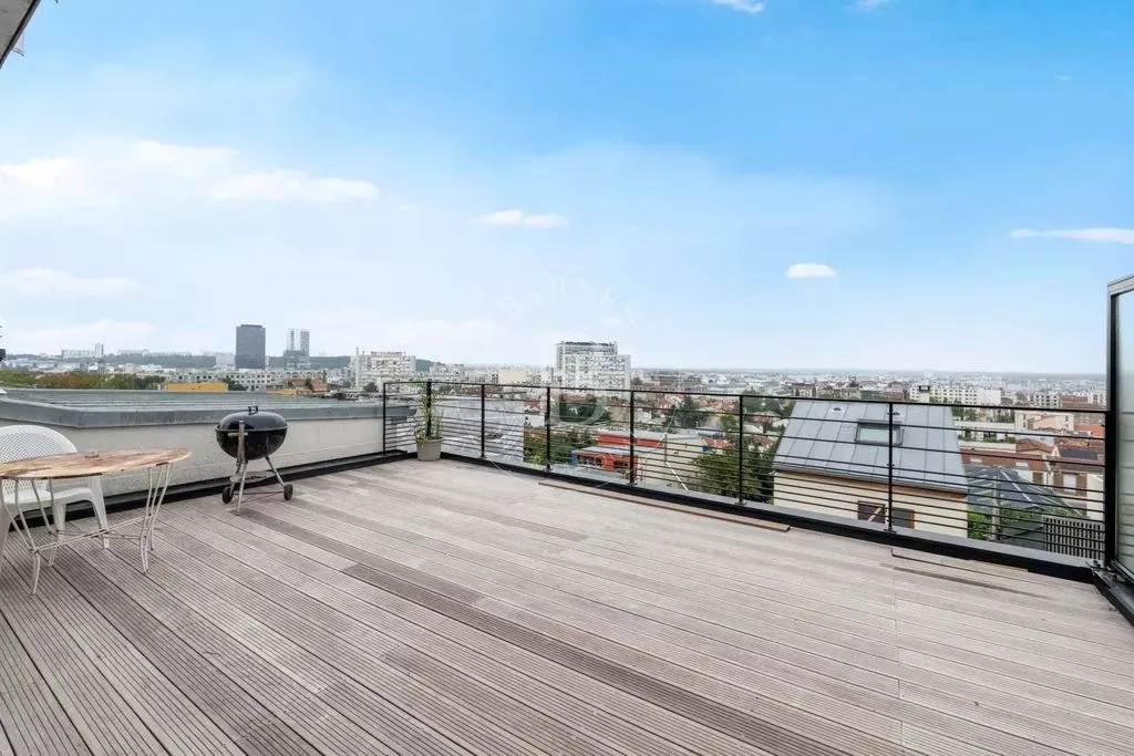 Terrasse - Maison Contemporaine avec Jardin Privé à Montreuil