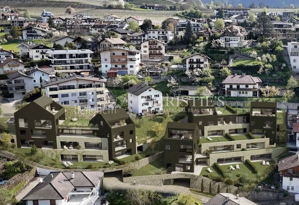 Aerial - Luxury Apartment with Private Garden in Brixen