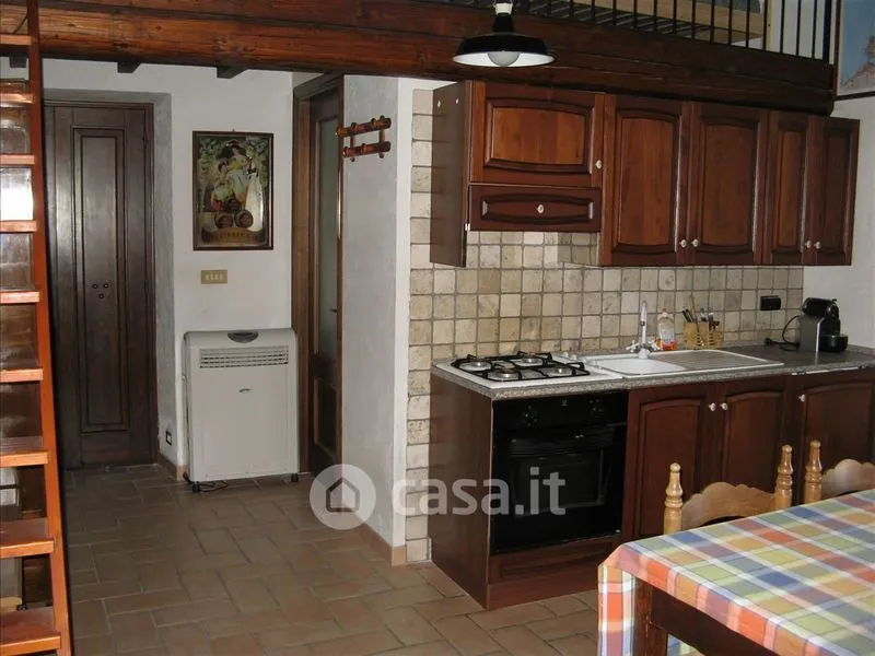 Kitchen - Studio with Panoramic View in Tocco da Casauria