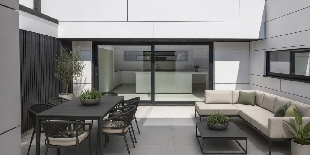 Terrass - Modern Villa with South-Facing Garden in Middelkerke