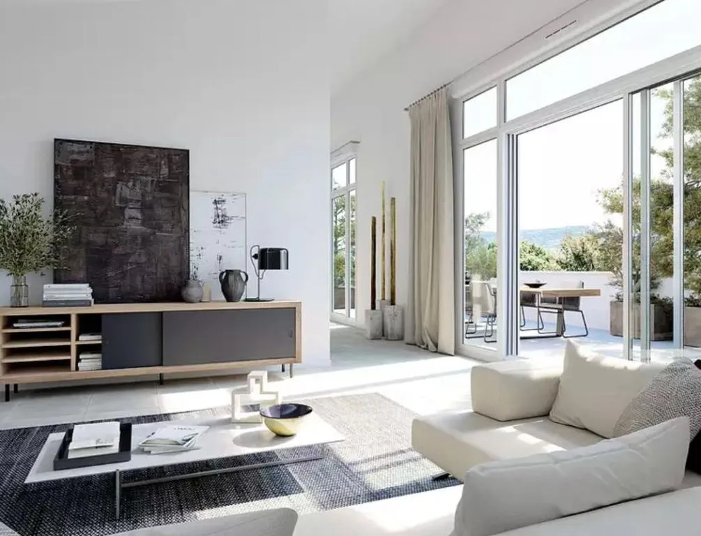 Séjour - Appartement Luxe avec Loggia dans le Centre de Marseille