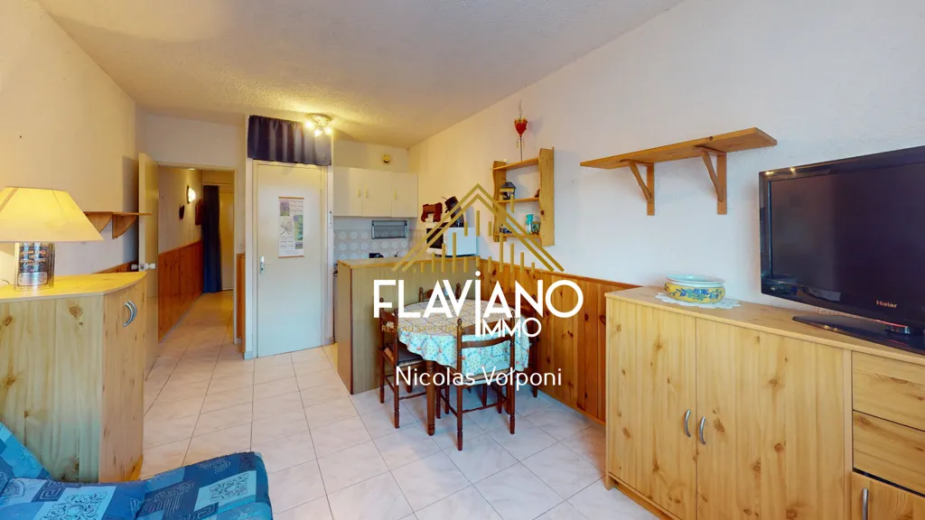 Séjour - Studio Meublé au Pied des Pistes au Sauze