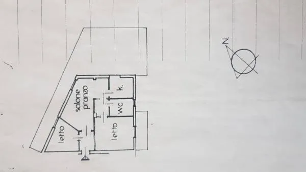 Plan - Studio Apartment with Balcony in Montalto Uffugo