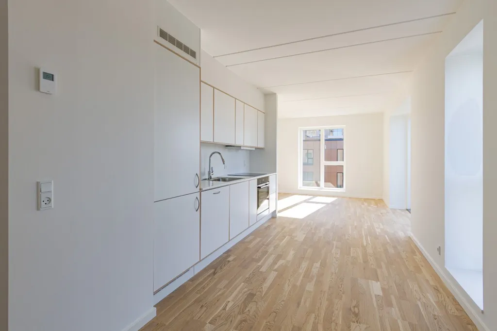 Cucina - Four-Room Apartment with Balcony in Hillerød