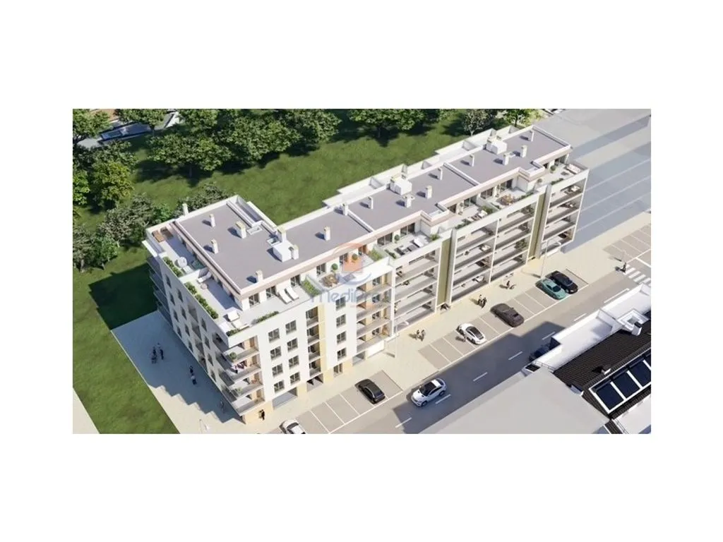 Vue aérienne - New T2 Flat with Elevator in Montijo