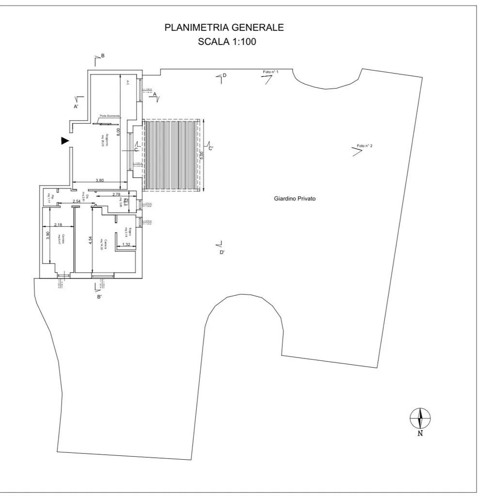 Plan - Luxury Apartment with Private Pool in Via Lina Bo Bardi, Rome