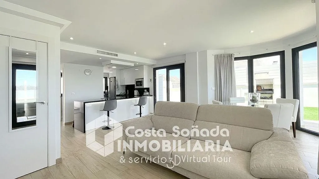 Soggiorno - Terraced Chalet with Pool in Finestrat
