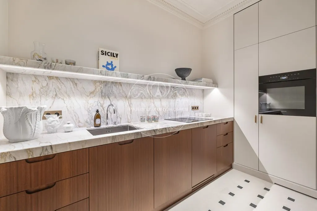 Köök - Luxury Flat with Triple Arcade in Saint-Germain, Paris