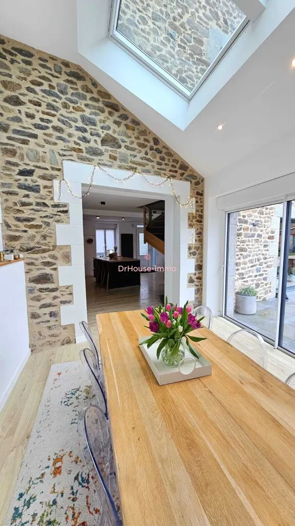 Dining Room - City Centre House with Terrace in Plerguer