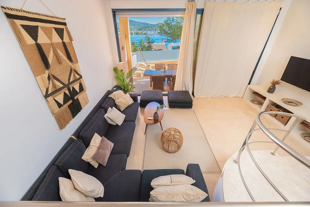 Séjour - Adosado with Pool and Terrace in Marina Botafoc