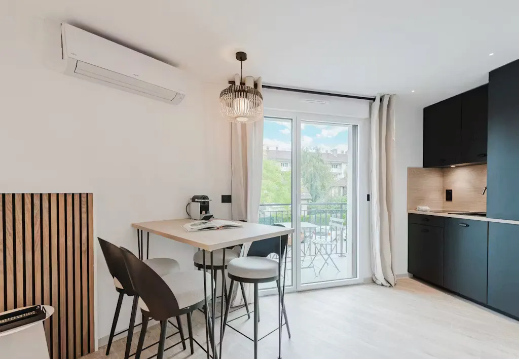 Cuisine - Appartement avec Climatisation et Machine à Laver à Annecy
