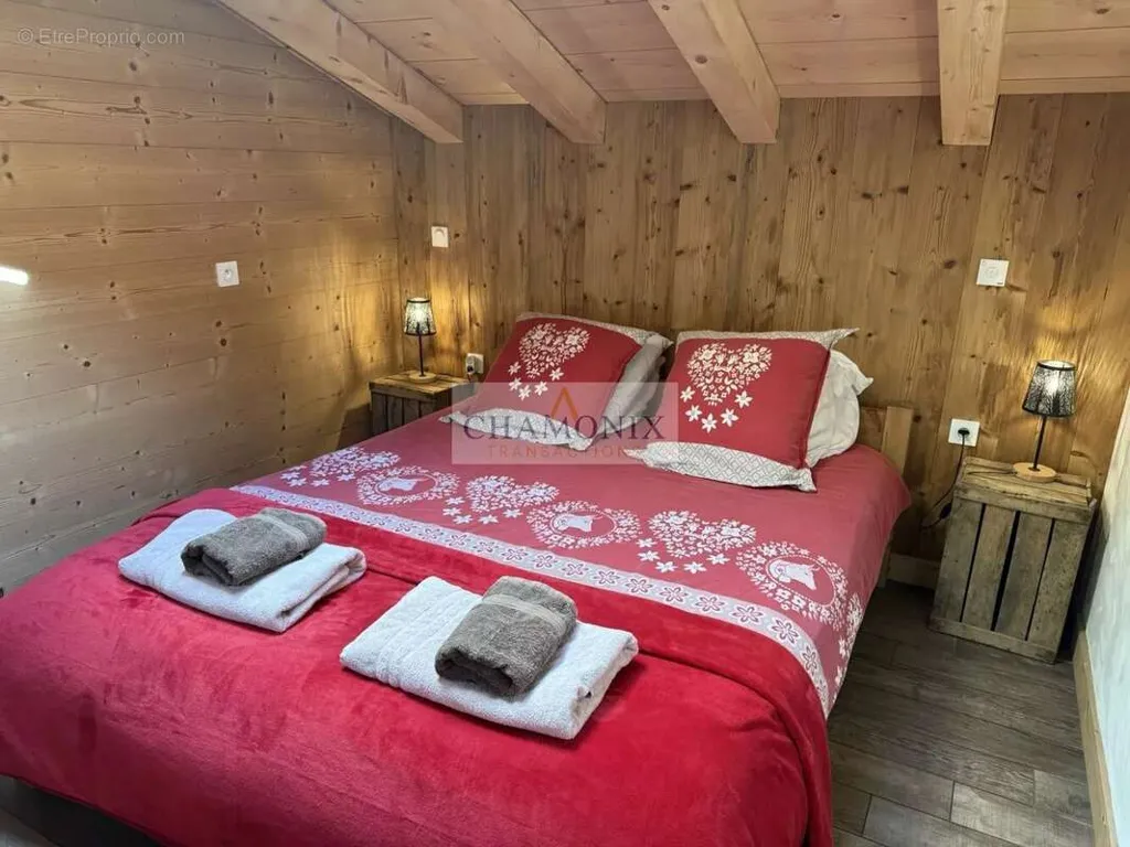 Chambres - Appartement avec Balcon à Les Houches