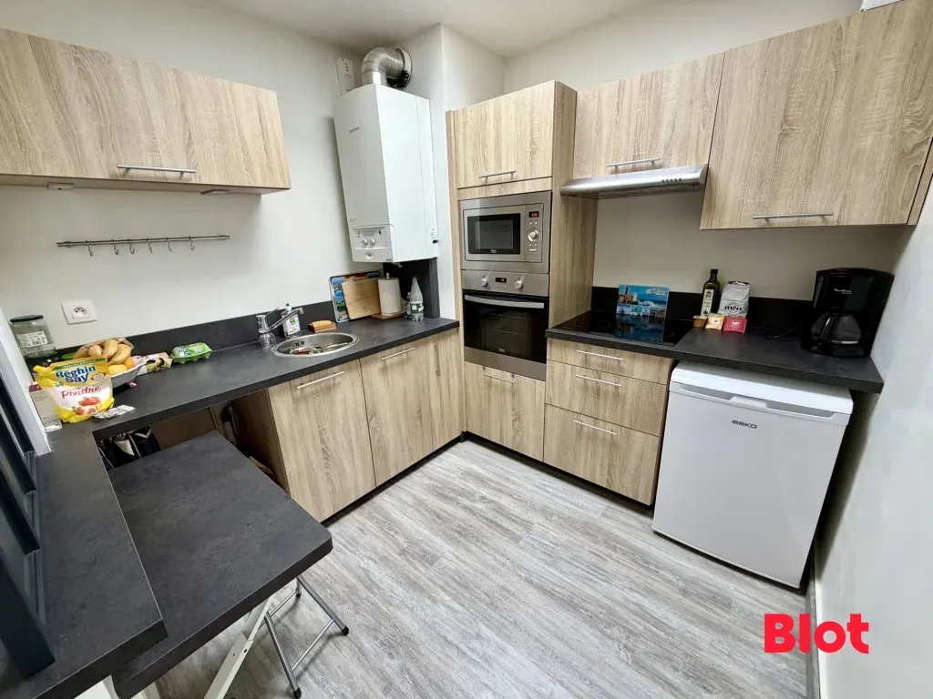 Köök - 2-Bedroom Apartment with Balcony in Saint-Malo