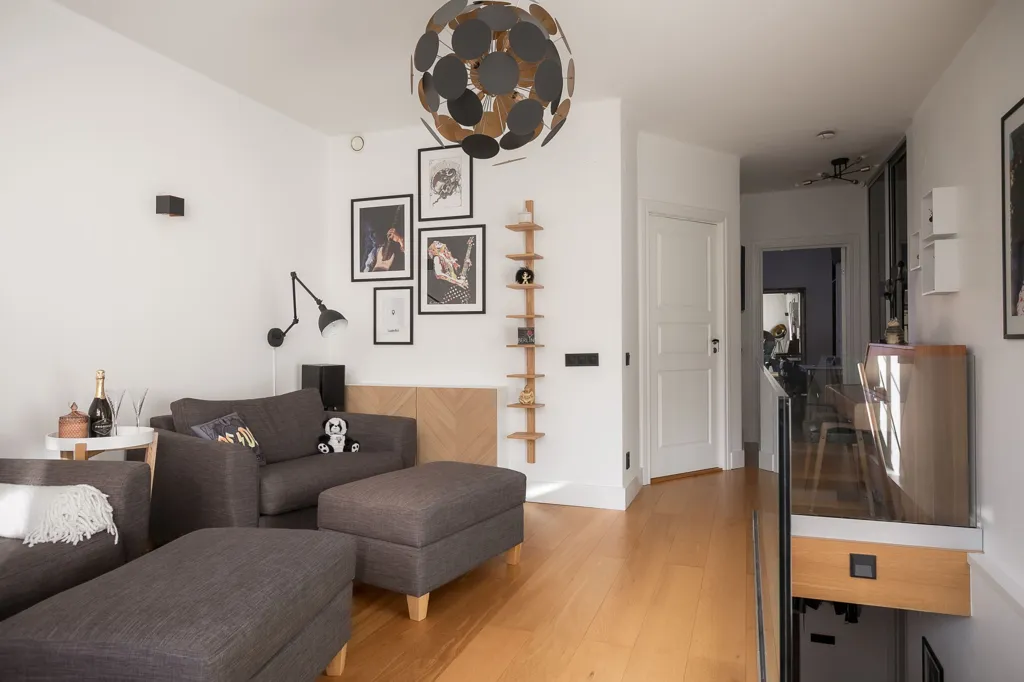 Séjour - Turn-of-the-Century Apartment with High Ceilings in Söder