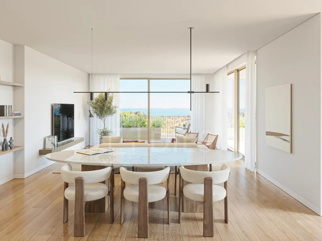 Sala da pranzo - T2 Apartment with Terrace in Setúbal