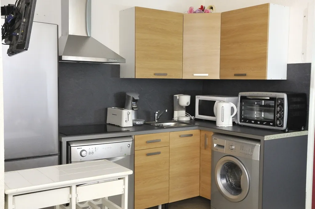 Cuisine - Appartement T2 avec Balcon à l'Est, Les Senillades
