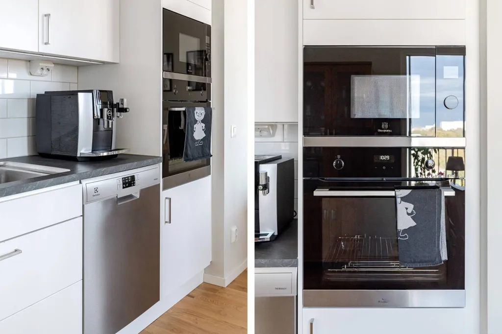 Köök - Apartment with Large Balcony in Östermalm