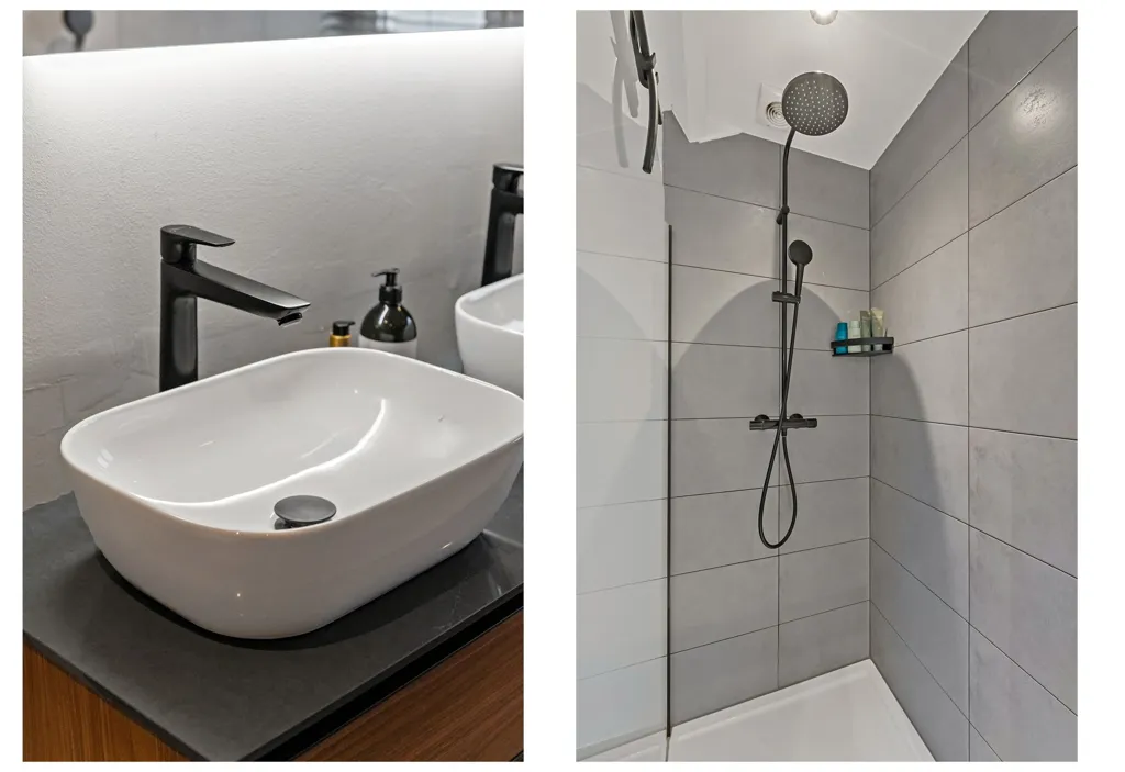 Salles de bain - Renovated Apartment with Balcony in Blijdorp