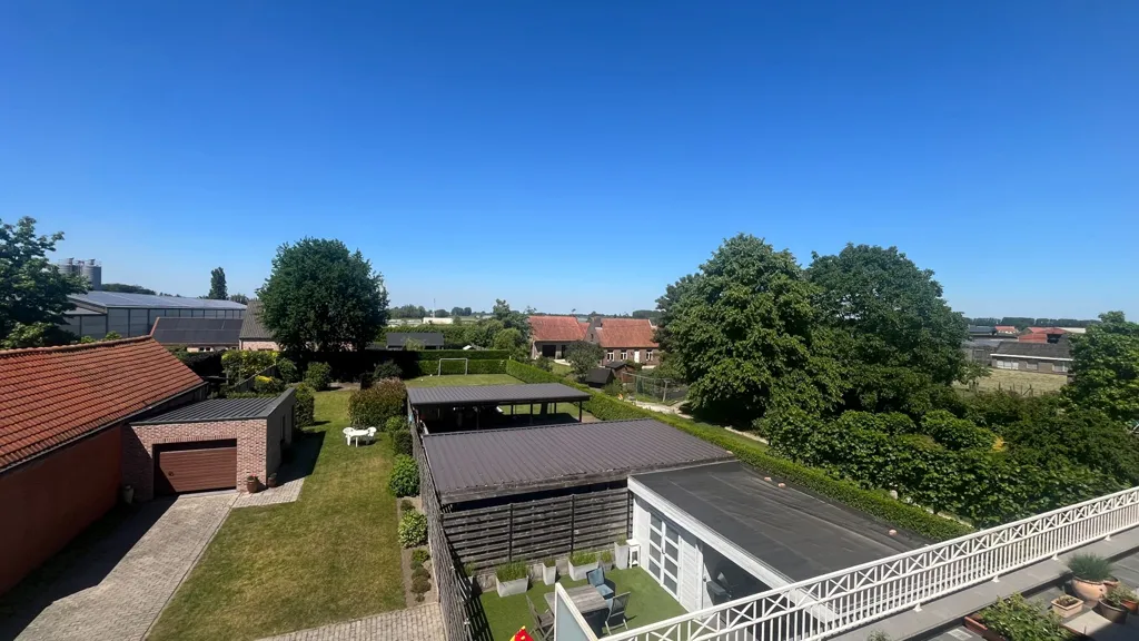 Vue aérienne - Appartement Moderne avec Terrasse à Beervelde