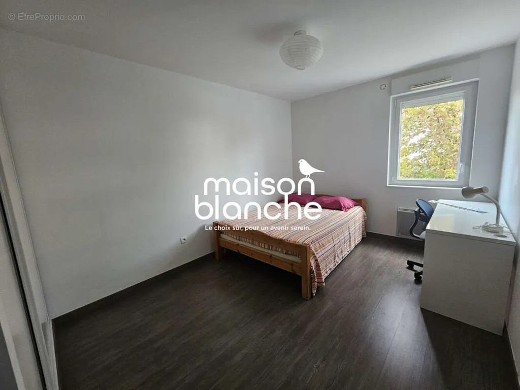 Chambres - Appartement T4 avec Balcon Sud-Ouest à Angers