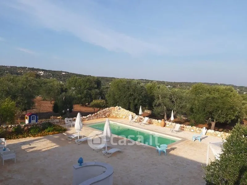 Aerial - Rustic Trullo with Pool in Ostuni