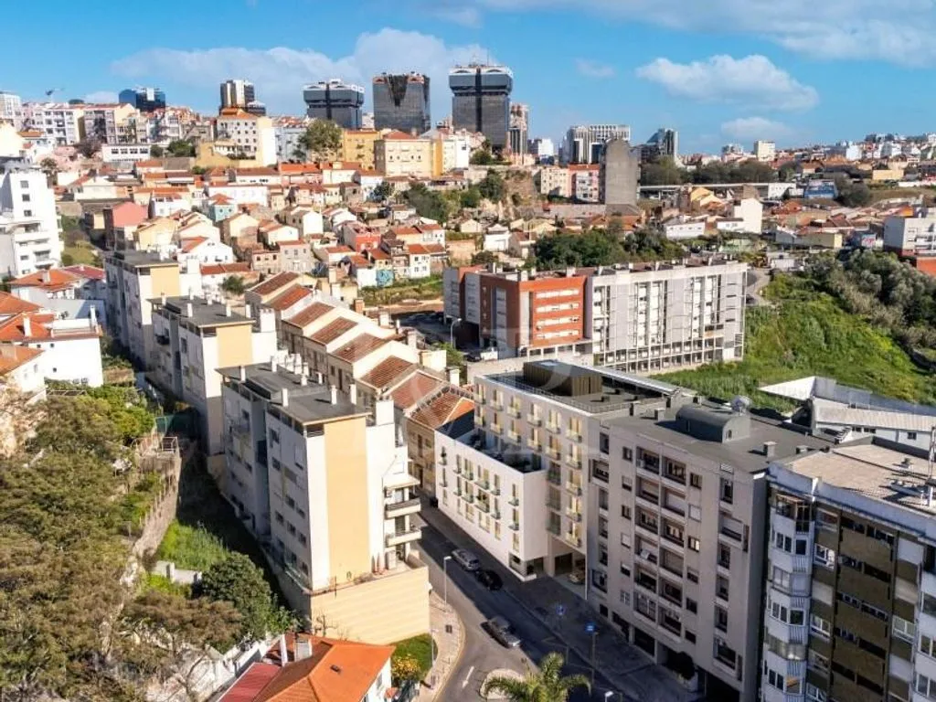 Vue aérienne - Luxury Flat with City View in Campolide, Lisbon