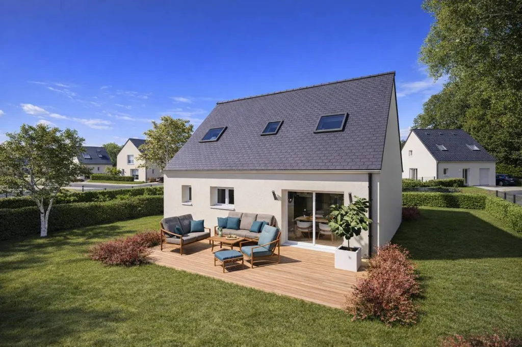 Välivaade - New House with Energy-Efficient Features in Pleumeur-Bodou