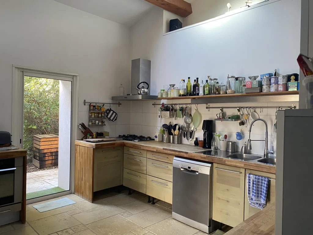 Köök - Ground Floor House with Pool in Saint-Jacques
