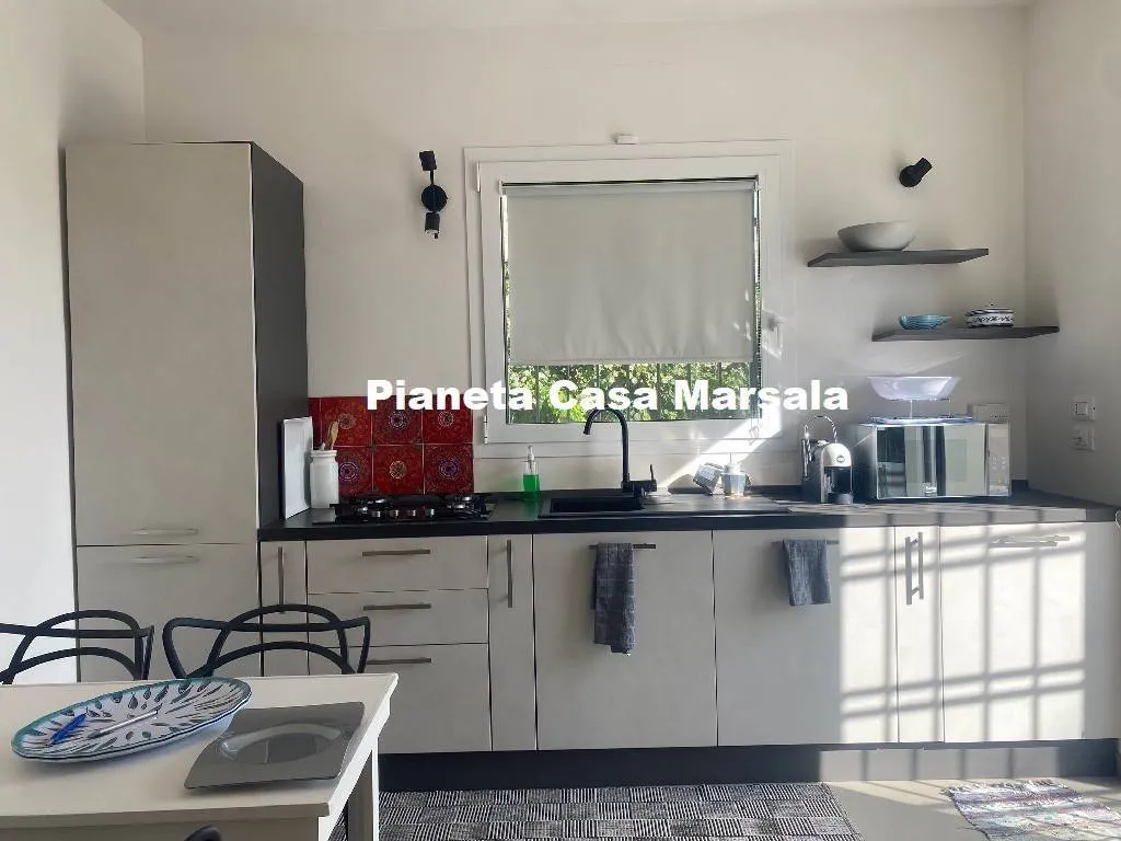 Cuisine - Semi-detached Villa with Sea View in Marsala