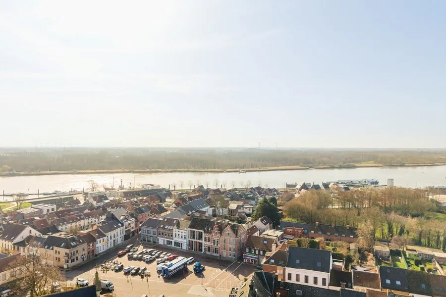 Aerial - Mixed-Use Property with River View in Rupelmonde
