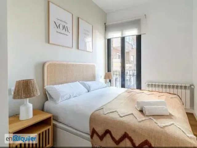 Bedrooms - Furnished Flat with AC in Chamartín, Madrid