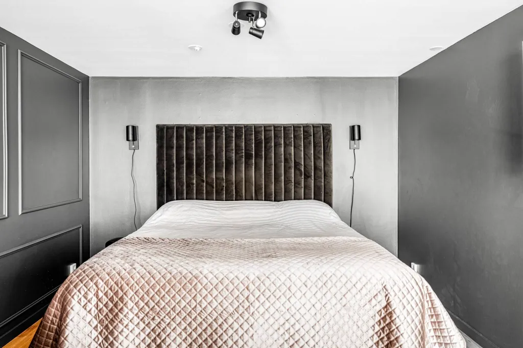 Camere da letto - Two-Storey Apartment with Panoramic Views in Glömsta
