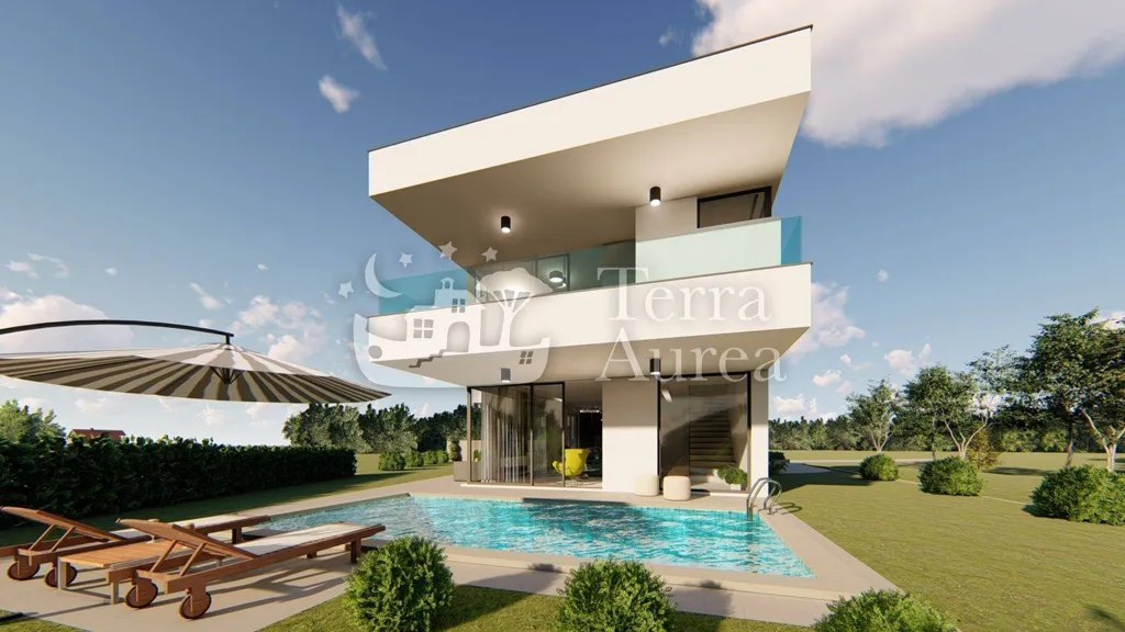 Modern Villa with Sea View in Omišalj