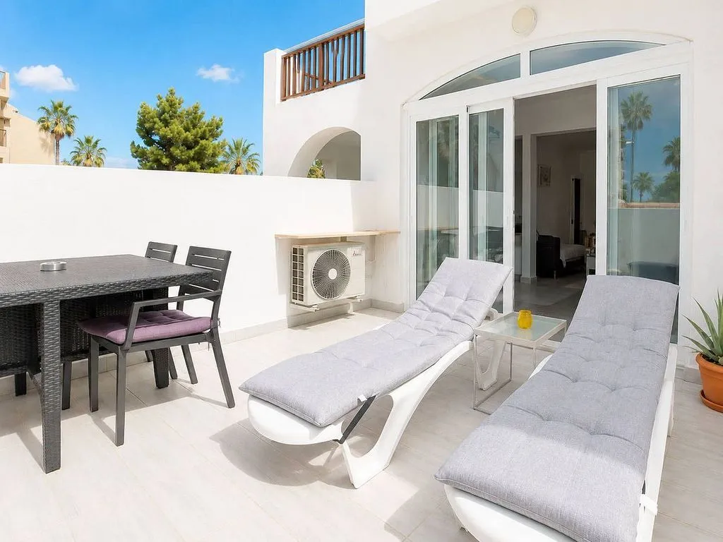 Terrace - Studio with Terrace and Pool in Playa de las Américas