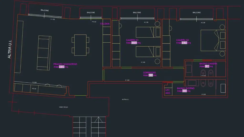 4-room apartment in IT