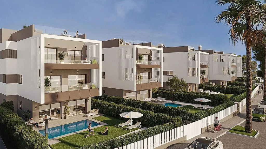 Exterior - Apartment with Pool and Terrace in Salines