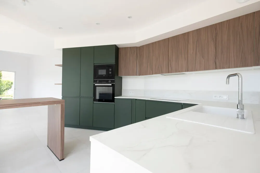 Köök - Refurbished House with Pool in Saint-Jean-de-Moirans