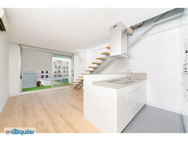 Kitchen - Studio with Terrace in Salamanca, Madrid