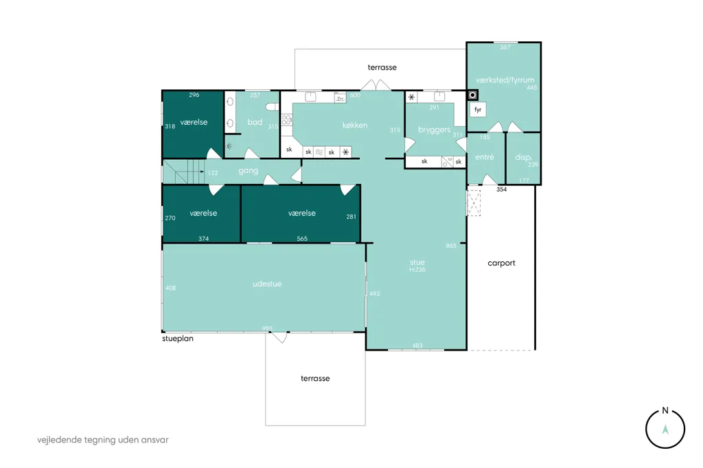 Plan - Villa with Water View in Skjoldborg