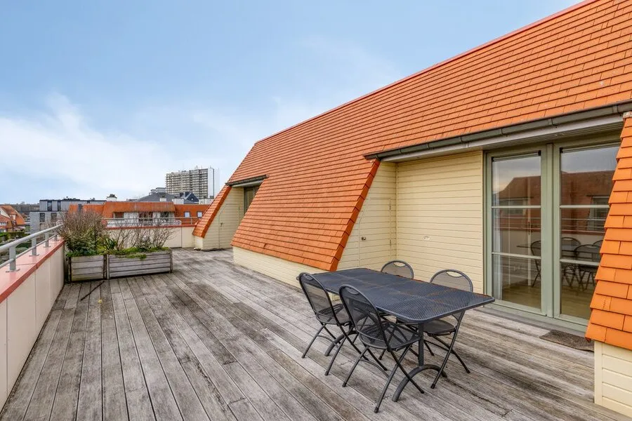 Terrass - Penthouse with Sea View in Oostduinkerke