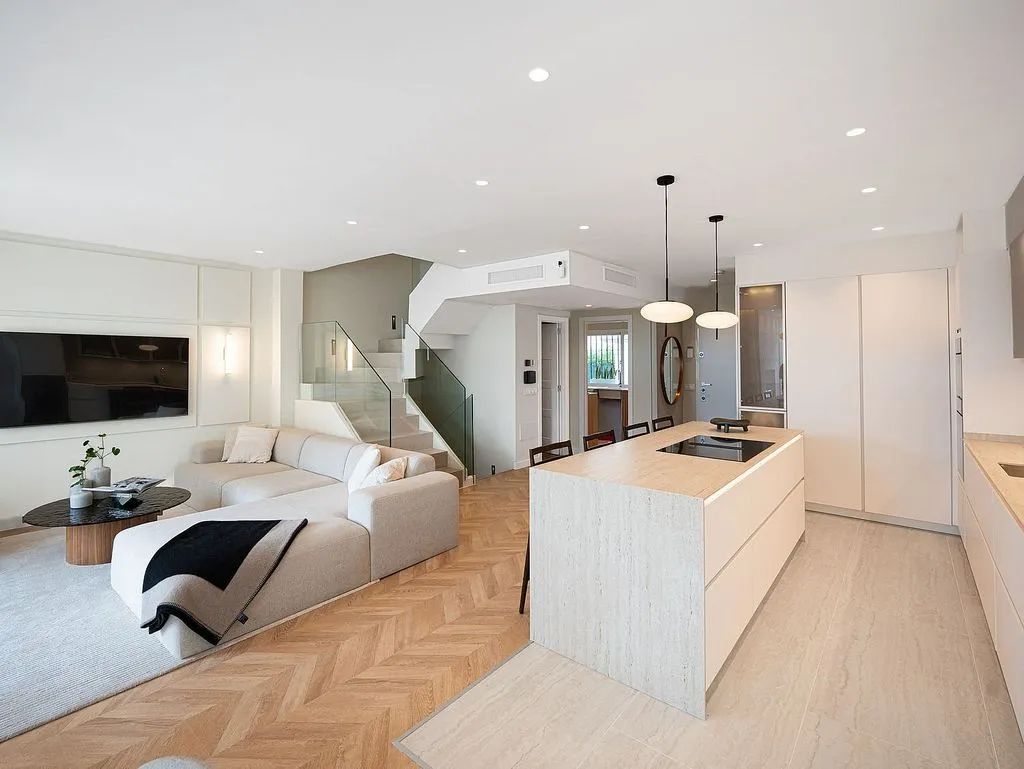 Séjour - Luxury Semidetached House with Pool in Marbella