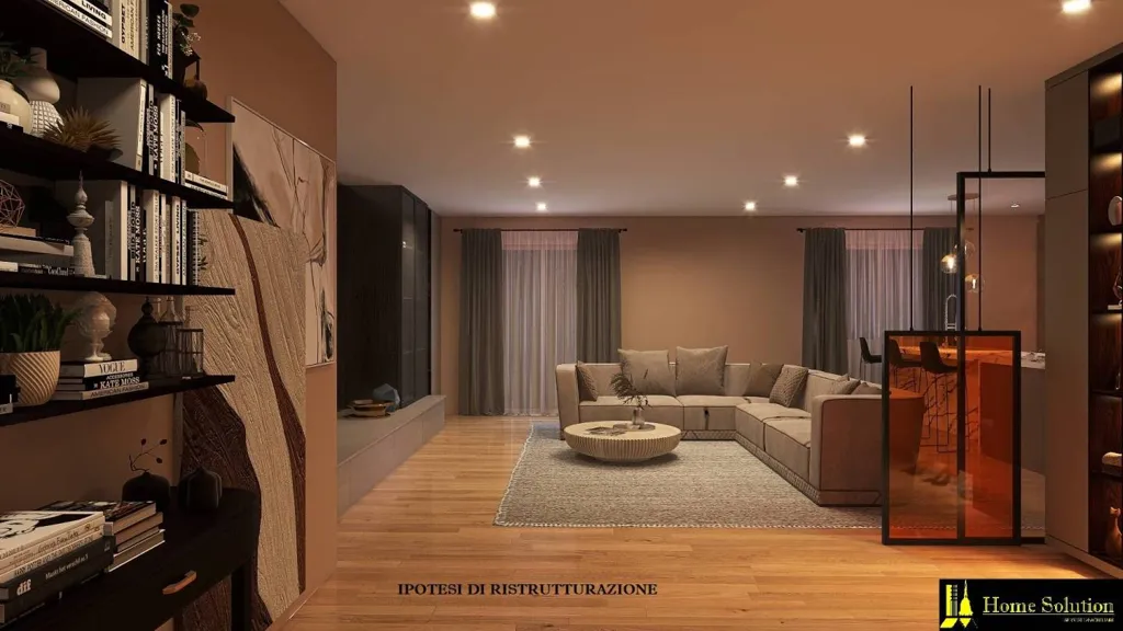 Séjour - Apartment with Panoramic View in Turin